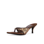 Damen elegante Zehentrenner mit modischem Schmuckdetail R&B