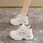 Damen atmungsaktive Komfort-Sneaker mit dämpfender Sohle R&B