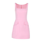 Damen figurbetontes Sommerkleid mit praktischen Taschen R&B