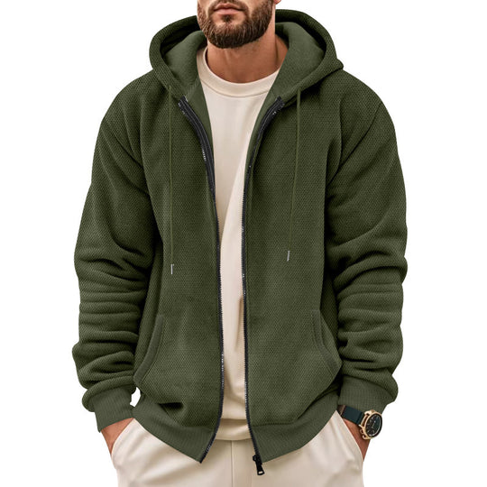 Herren Kapuzenpullover mit innovativem Material und praktischen Taschen R&B