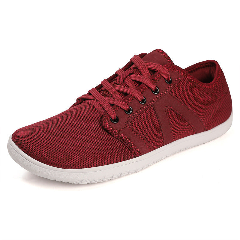 Unisex nan minimalistischer City-Sneaker mit feinmaschigem Textiloberteil, gepolstertem Einstieg und flexibler Gummilaufsohle R&B