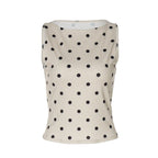 Damen Polka-Dots Tanktop R&B