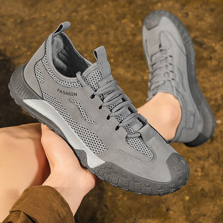 Damen Sportliche Outdoor-Sneaker mit rutschfester Sohle und atmungsaktiver Oberflächenstruktur R&B