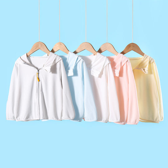 Unisex nan leichte UV-Schutz Kapuzenjacke mit durchgehendem Reißverschluss und atmungsaktivem Meshfutter R&B