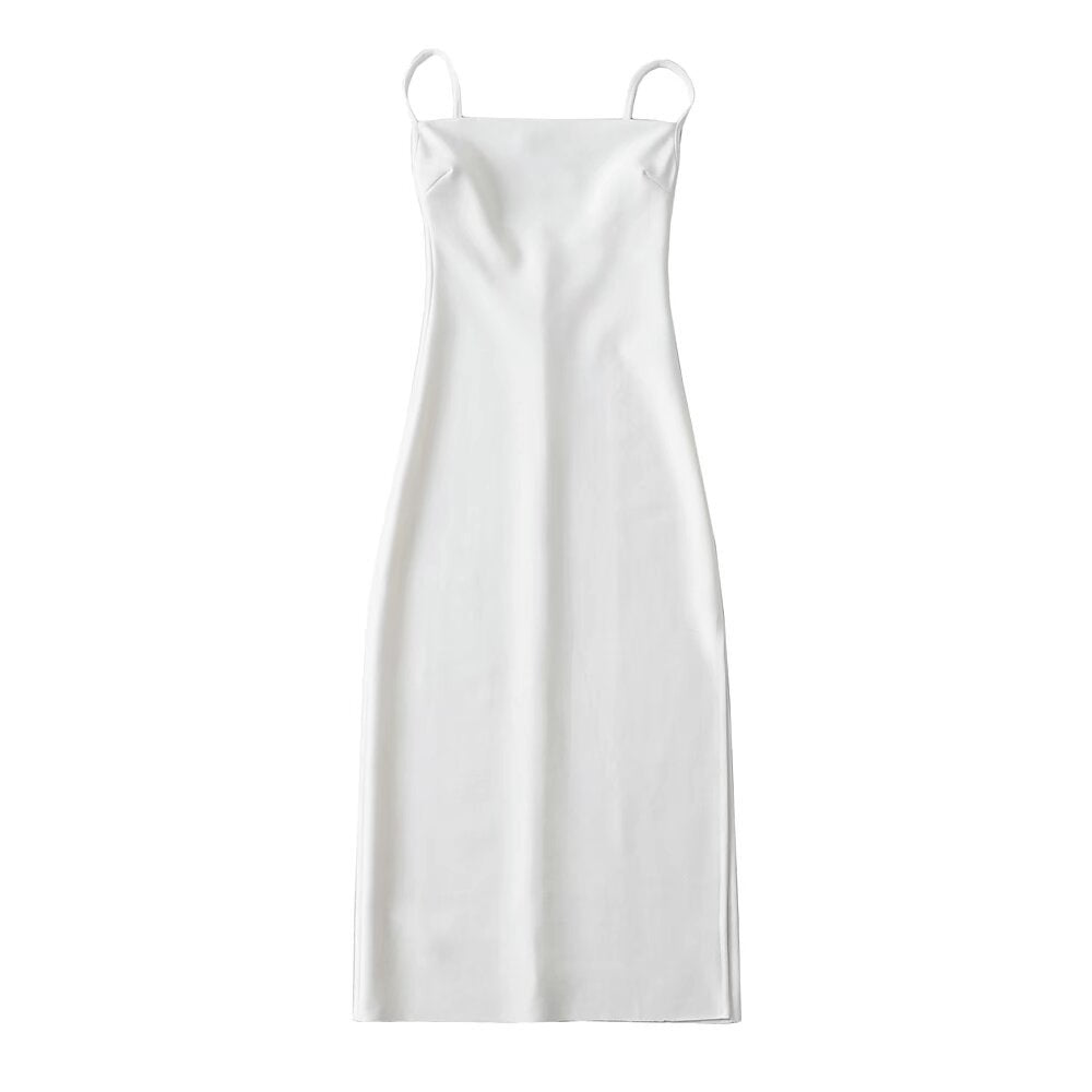 Damen langes Abendkleid mit elegantem Schlitz R&B