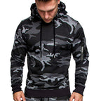 Herren sportlicher Hoodie mit seitlichem Reißverschluss R&B