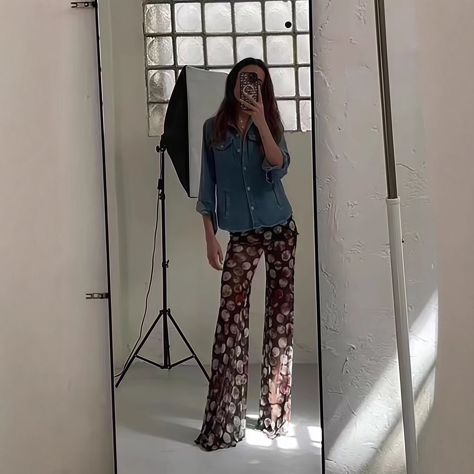 Damen Lässige Kunstlederjacke mit modischem Schnitt R&B
