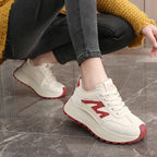 Damen modische Sneakers mit strapazierfähiger Laufsohle und gepolstertem Innenfutter R&B