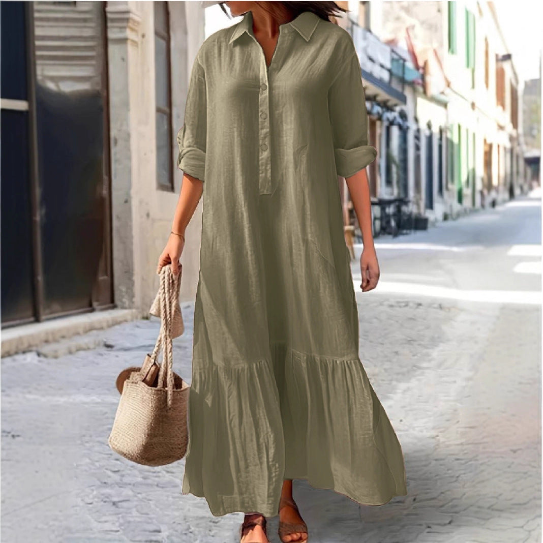 Damen Sommerkleid im lässigen Stil R&B