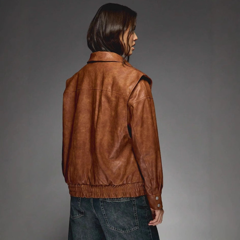 Damen lässige Oversize jacke R&B