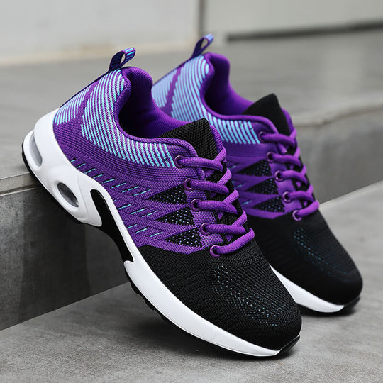Damen Sportliche Lightweight Sneakers mit atmungsaktiver Mesh-Oberfläche und dämpfender Sohle R&B
