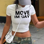 Damen Crop-T-Shirt mit fruchtigem Kirschdesign und lockerem Schnitt R&B