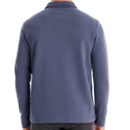 Herren langärmliges Polo-Shirt mit eleganter Knopfleiste und sportlichem Schnitt