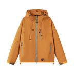 Herren technische Outdoor-Jacke mit verstellbarem Kapuzendesign und zahlreichen Reißverschlusstaschen R&B
