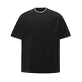 Damen lässiges T-Shirt mit kreativem Kragen R&B