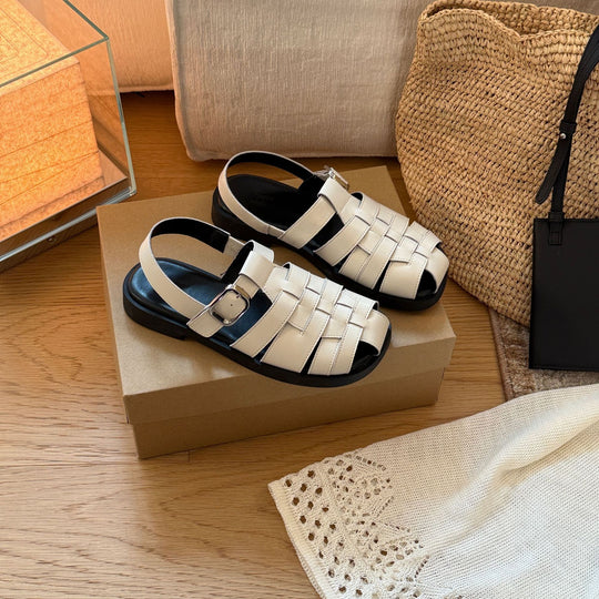 Damen Komfortable Sandalen mit elegantem Riemendesign und rutschfester Sohle R&B
