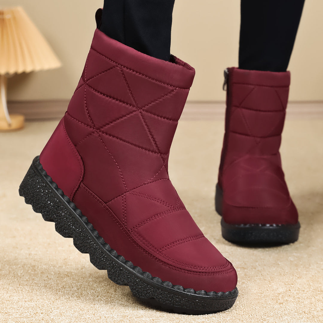 Damen Winterstiefel mit isolierender Sohle und wärmendem Innenfutter R&B