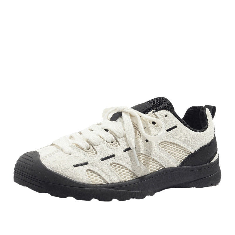 Damen Outdoor-Sneakers mit atmungsaktiver Mesh-Oberfläche von