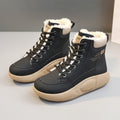 Damen modische Winterstiefel mit kuscheligem Fleece-Futter und rutschfester Sohle R&B