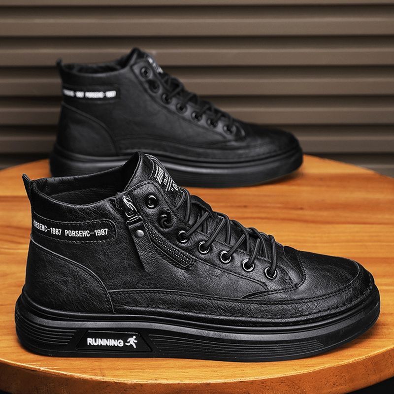 Damen Hohe Sneakers mit praktischem Reißverschluss und robustem Design R&B