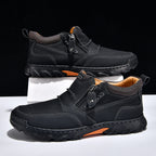 Herren Bequeme und elegante Stiefeletten mit Reißverschluss R&B