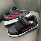 Damen Sportliche Sneakers mit modernem Karomuster und rutschfester Sohle R&B