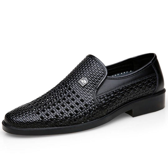 Herren Atmungsaktive Handgewebte Slipper R&B