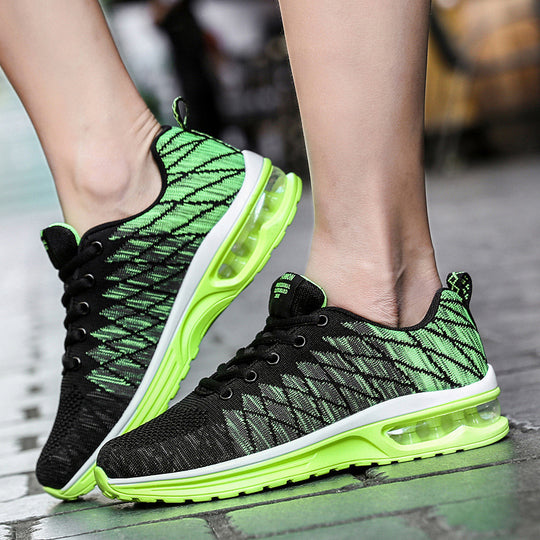 Damen Leistungsfähige Laufschuhe mit atmungsaktivem Mesh-Obermaterial und dämpfender Sohle R&B