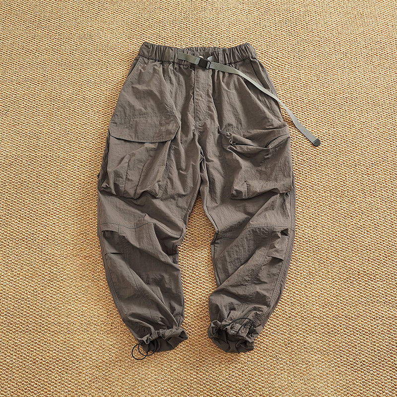 Damen Cargo-Hose mit elastischem Bund und multifunktionalen Taschen R&B