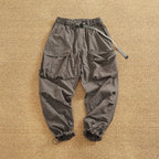 Damen Cargo-Hose mit elastischem Bund und multifunktionalen Taschen R&B