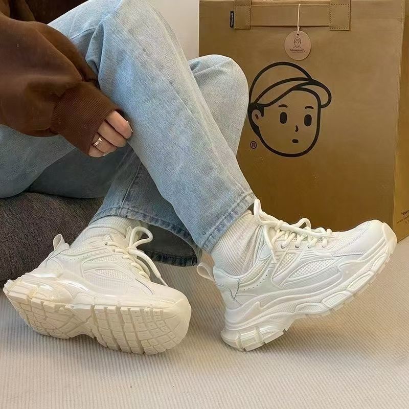 Damen Sportliche Sneakers mit atmungsaktivem Mesh-Obermaterial und rutschfester Sohle R&B