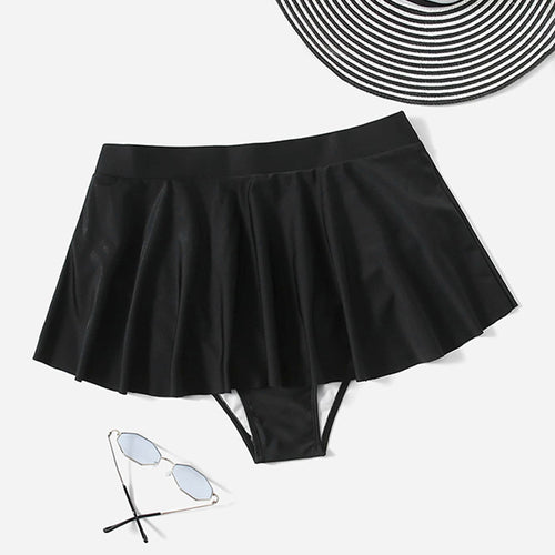 Damen Baderock mit integrierten Bikini-Höschen R&B