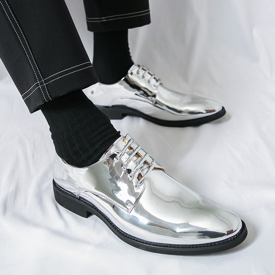 Damen Elegante und glänzende Schnürschuhe R&B