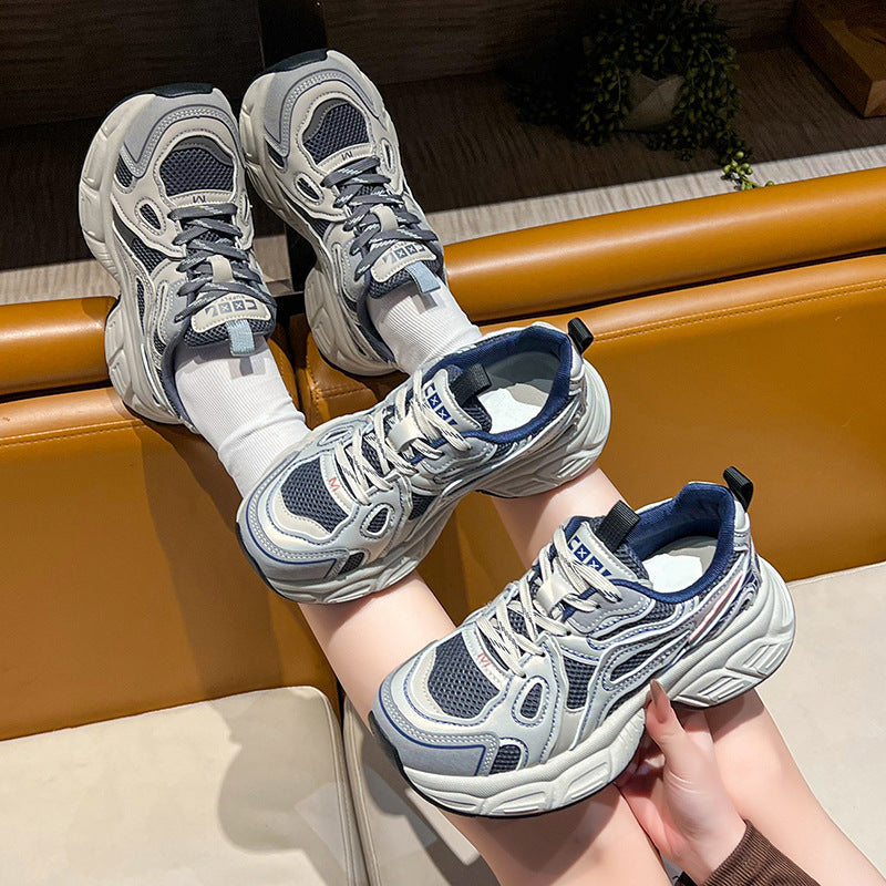 Damen Sportliche Sneakers mit strukturierter Oberflächenstruktur und hochkomfortabler Dämpfung R&B