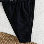 Damen Triangel-Bikini-Set mit dekorativem Ring R&B