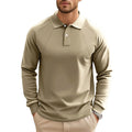 Herren Langarm-Polohemd mit charakteristischem Raglan-Schnitt R&B