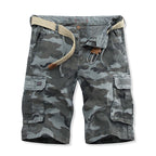 Herren Cargo-Shorts mit mehreren praktischen Taschen und verstellbarem Kordelzug R&B