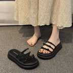 Damen modische Clogs mit gemusterten Riemen und komfortabler Fußbettgestaltung R&B