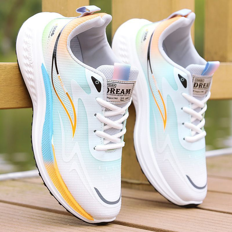 Damen Sportliche Laufschuhe mit atmungsaktiver Netzstruktur und reaktionsfreudiger Dämpfung R&B