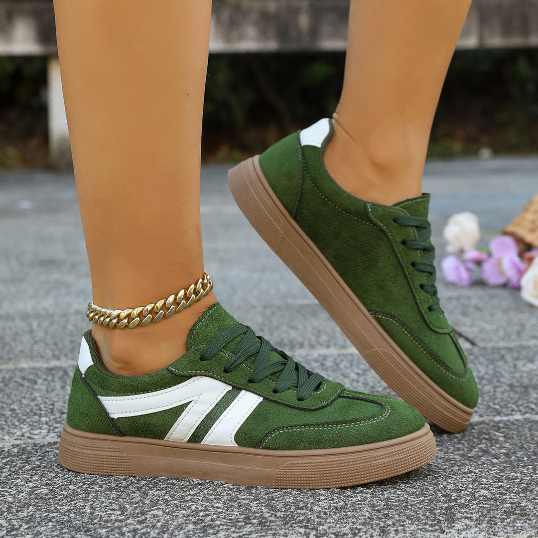 Damen modische Sneakers mit weichem Wildleder und urbanem Design R&B