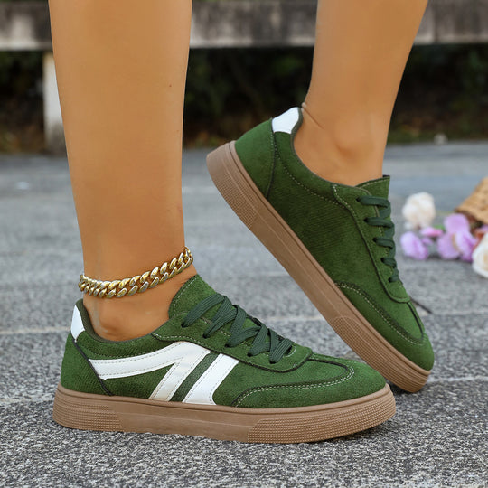 Damen modische Sneakers mit weichem Wildleder und urbanem Design R&B
