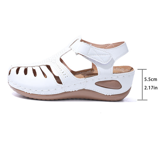 Damen Komfortable Sandalen mit durchbrochenem Obermaterial R&B