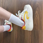 Damen Trendige Sneakers mit verspieltem Design und atmungsaktiver Netzstruktur R&B