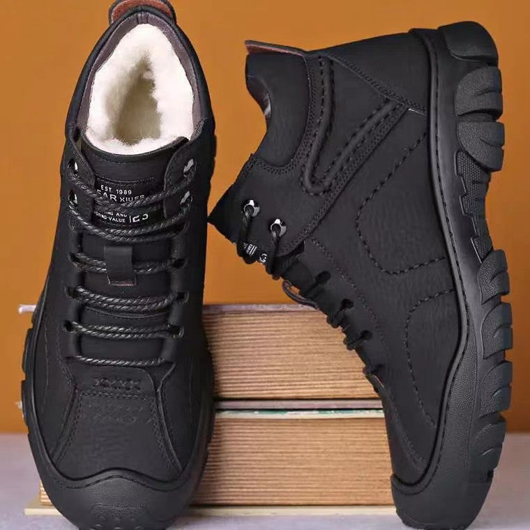Damen Abenteuerliche Outdoor-Stiefelette mit rutschfester Laufsohle und warmem Innenfutter R&B