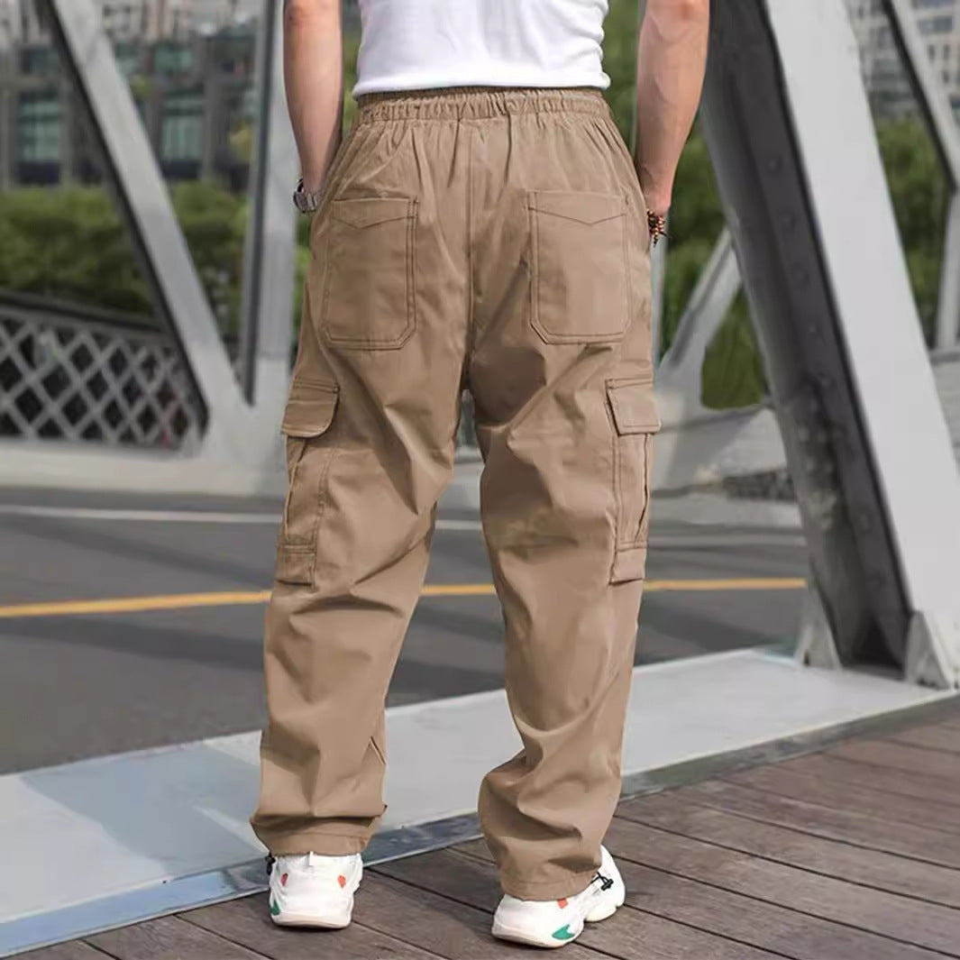 Herren Cargo-Hose mit vielen funktionalen Taschen und lockerer Passform R&B