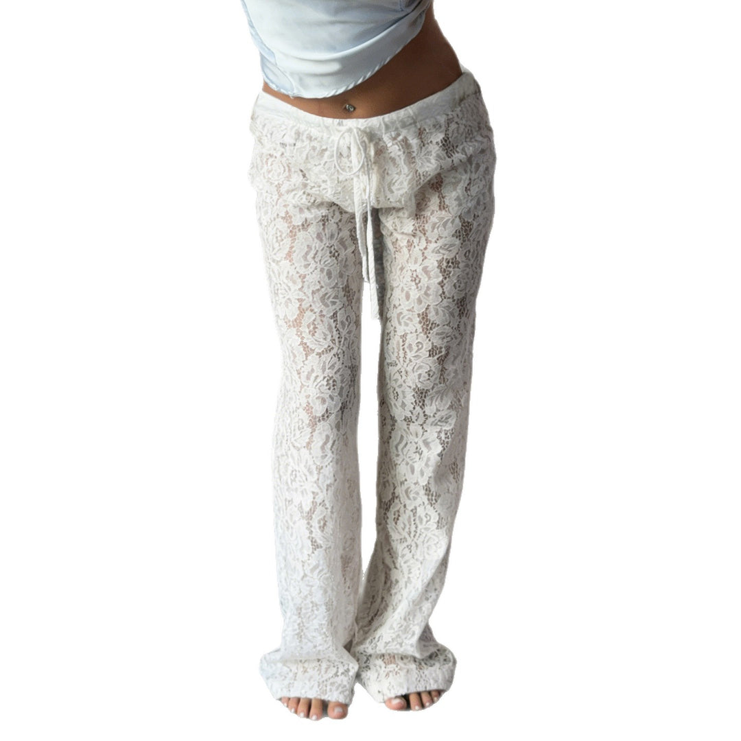 Damen elegante Spitzenhose R&B