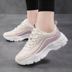 Damen modische und komfortable Sneakers mit dämpfender Sohle