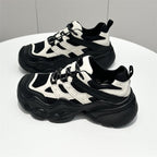 Damen Sportliche Chunky Sneakers mit atmungsaktivem Mesh-Obermaterial und robustem Profil R&B