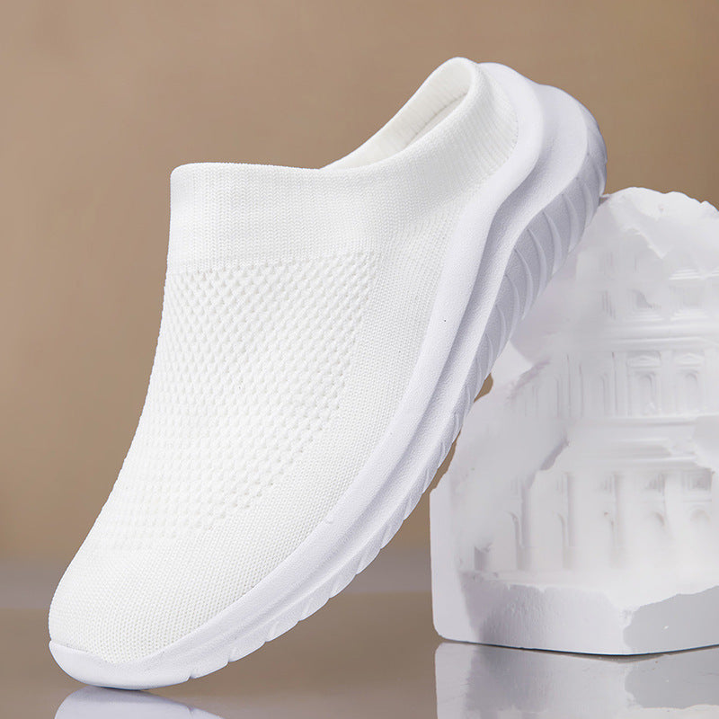 Damen nan Slip-On-Stricktrainer mit sockenhaftem Schaft und ergonomischer Dämpfungssohle R&B