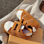 Damen Sneaker mit doppelt verstellbarem Klettverschluss und weichem Innenfutter
